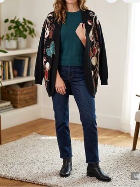 STRAWBERRY collection open closure cardigan